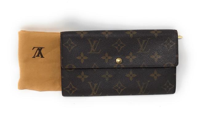 Louis Vuitton Monogram Sarah Long Bifold Portefeuille Wallet