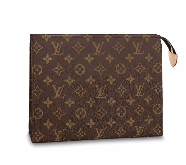 Louis Vuitton Monogram Toiletry 26 Brown Canvas Clutch