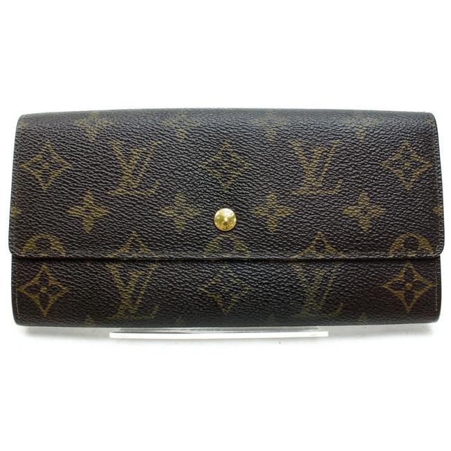 Louis Vuitton Monogram Vintage Long Sarah Bifold Wallet