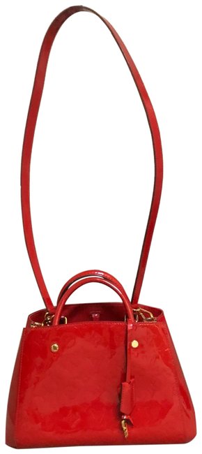 Louis Vuitton Montaigne Bb In Cherry Monogram Satchel
