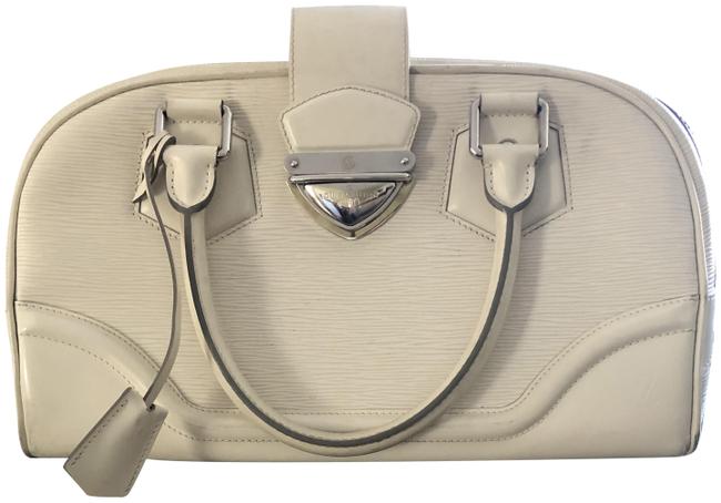 Louis Vuitton Montaigne Gm Light BeigeOff White Epi Leather Satchel