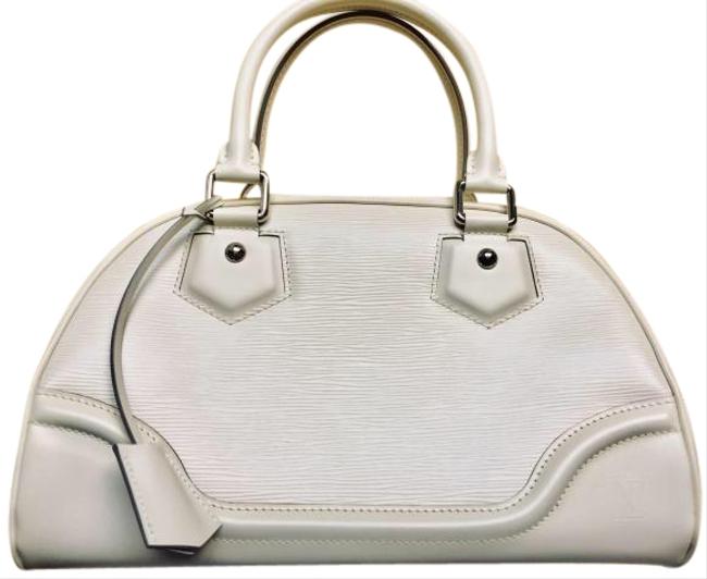 Louis Vuitton Bowling Montaigne Lv Cream Epi Satchel