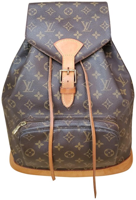 Louis Vuitton Montsouris Gm Monogram Canvas Backpack