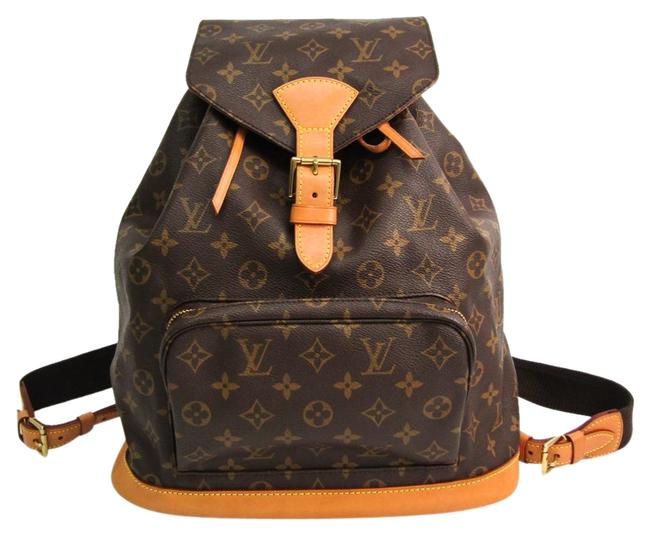 Louis Vuitton Montsouris M51135 Women Monogram Backpack