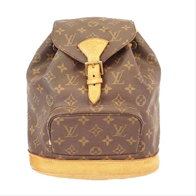 Louis Vuitton Montsouris Monogram Mm M51136 Women Backpack