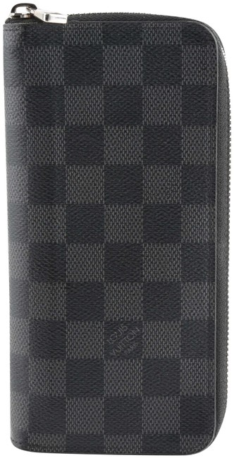 Louis Vuitton Multicolor Zippy Verticle Damier Graphite Wallet