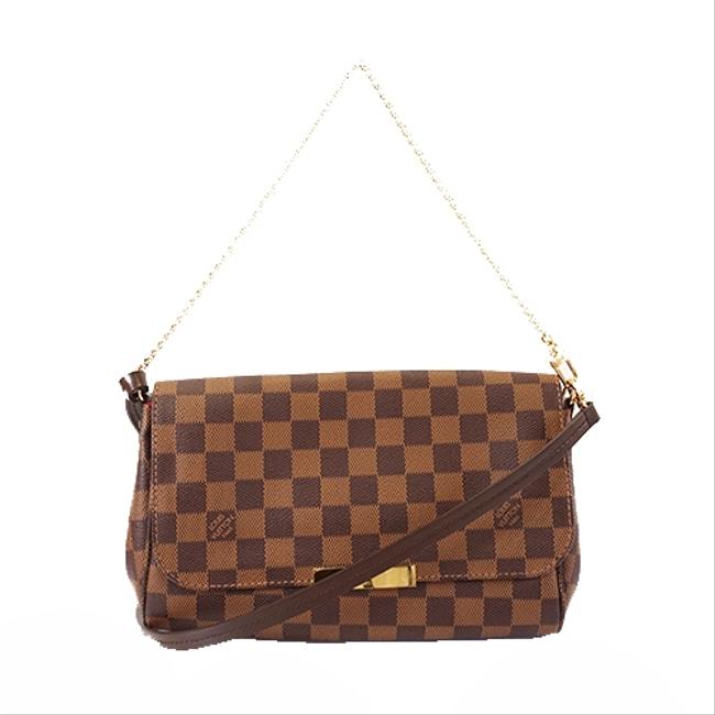 Louis Vuitton N41276 Women Handbag Ebene Ebene Damier Canvas Shoulder Bag