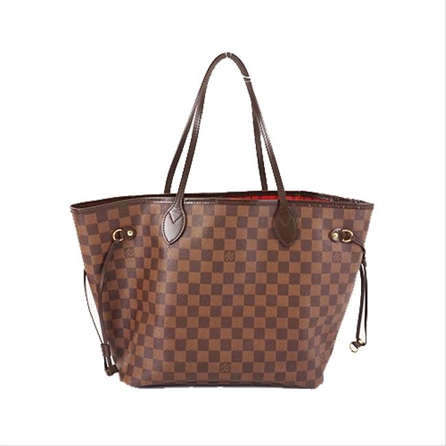 Louis Vuitton N41358 Women Tote Ebene Ebene Damier Canvas Shoulder Bag