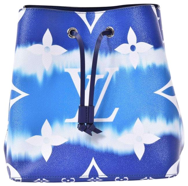 Louis Vuitton Neo Br Rakuichi Main Store Lv Escale Blue Leather Shoulder Bag