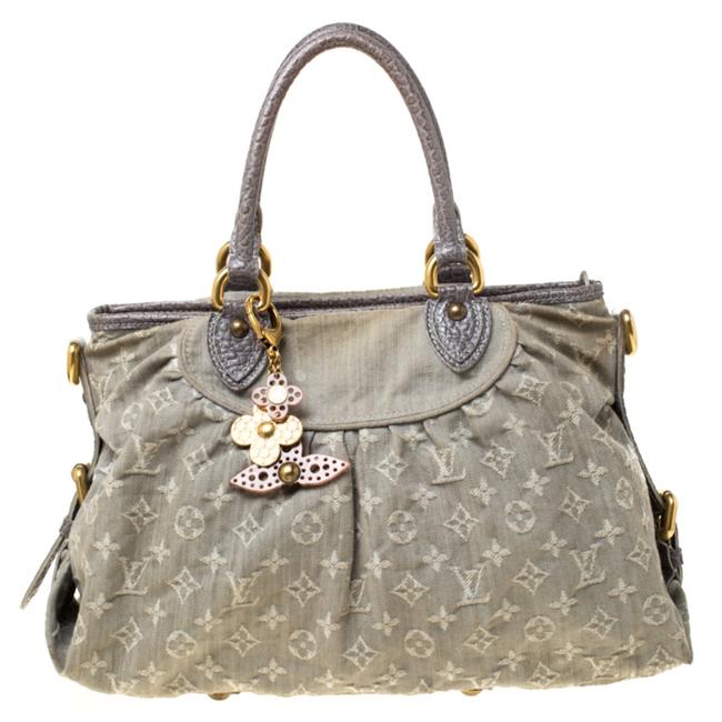 Louis Vuitton Neo Cabby Monogram Idylle Mm Grey Tote