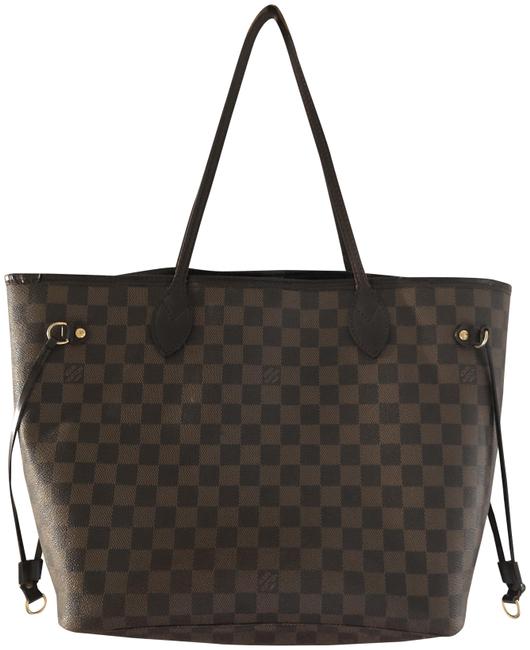 Louis Vuitton Neverfull Brown Damier Ebene Canvas Tote