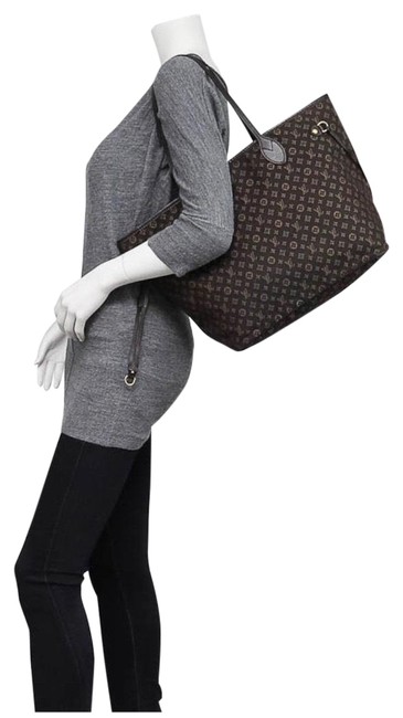 Louis Vuitton Neverfull Idylle Mini Lin Ebene Mm Tote