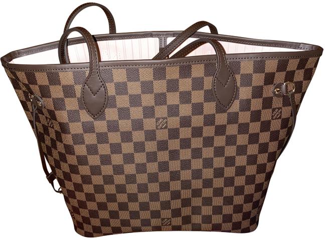 Louis Vuitton Neverfull Pink Coated Canvas Tote