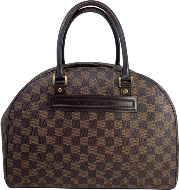 Louis Vuitton Nolita Damier Ebene Brown Satchel