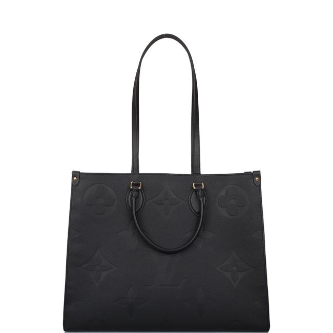 Louis Vuitton Onthego Giant Black Monogram Empreinte Leather Tote