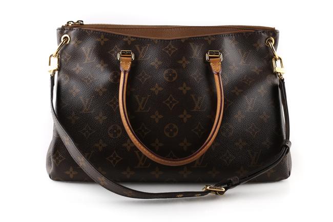 Louis Vuitton Pallas Brown Monogram Canvas Satchel