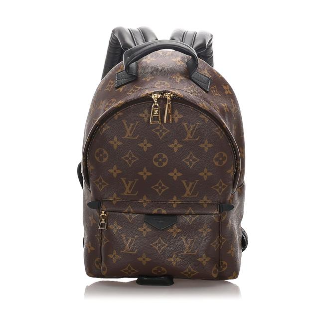 Louis Vuitton Palm Springs Brown Leather Backpack