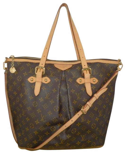 Louis Vuitton Palmero Gm A383 Brown Monogram Canvas Satchel
