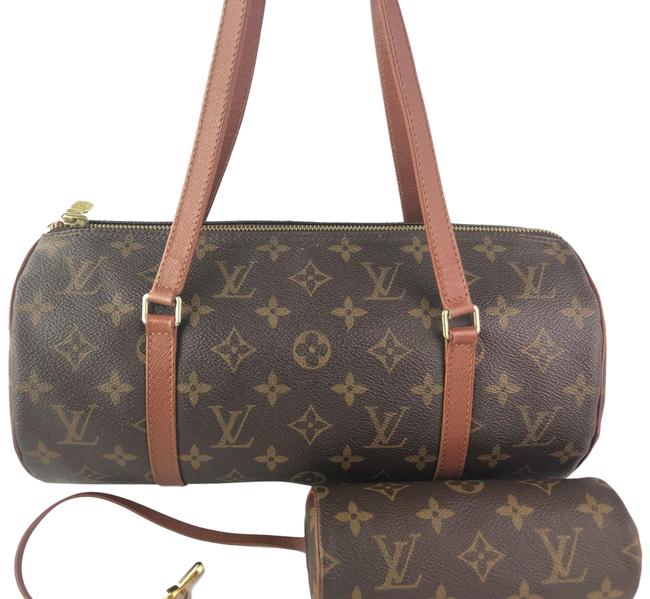 Louis Vuitton Papillon Gm Monogram Brown Canvas Tote