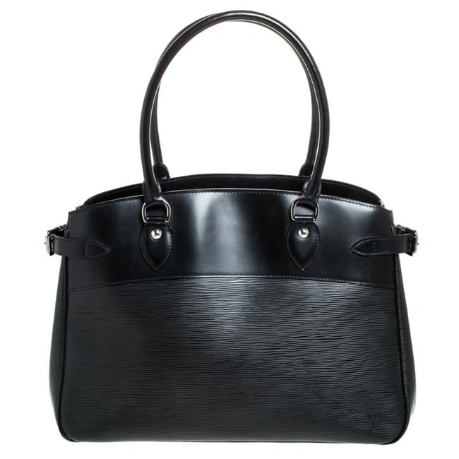 Louis Vuitton Passy France Gm Black Leather Tote
