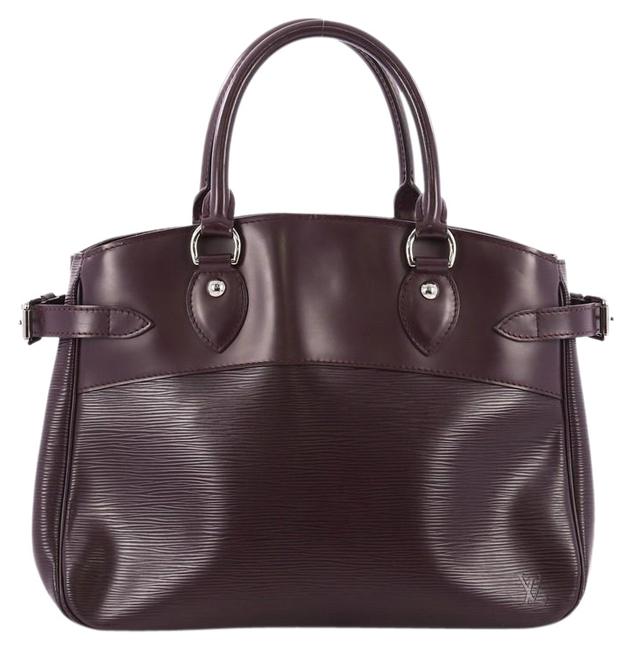 Louis Vuitton Passy Handbag Pm Purple Epi Leather Tote