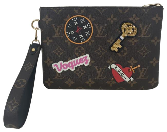 Louis Vuitton Pochette Patches City Pouch Clutch
