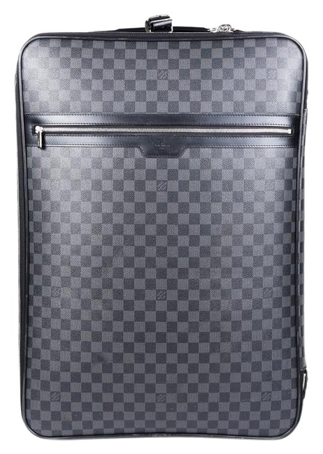 Louis Vuitton Pegase 65 Damier Graphite Suitcase Leather WeekendTravel Bag