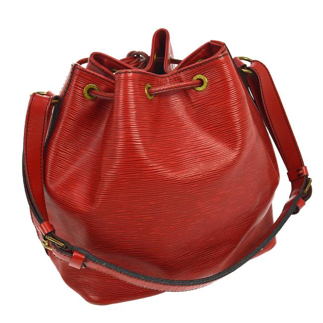 Louis Vuitton Shoulder Bag Hobo Petit Noe Drawstring Red Epi M44107 Tote