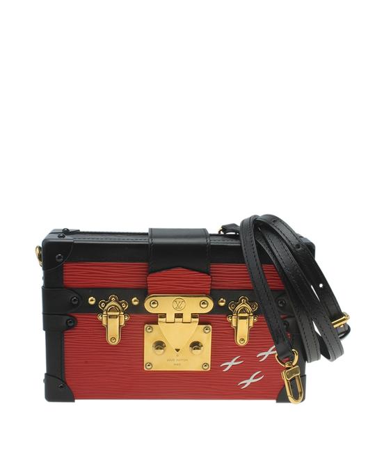 Louis Vuitton Petite Malle M50013 Epi 175601 Red Leather Cross Body Bag