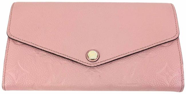 Louis Vuitton Pink Sarah Model Empreinte Wallet