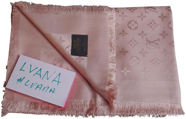 Louis Vuitton Pink Super Pretty Monogram Shawl ScarfWrap