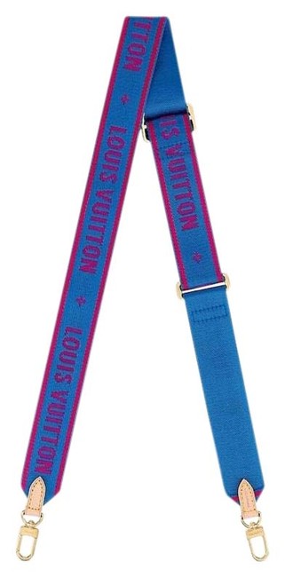 Louis Vuitton Pochette Bandouliere Strap Multi Bleu Blue Nylon Cross Body Bag