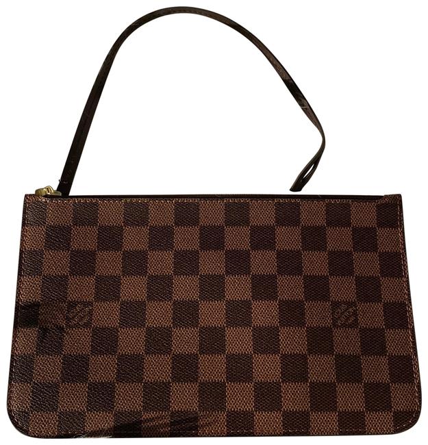 Louis Vuitton Pochette Interior Red Damier Ebene Clutch