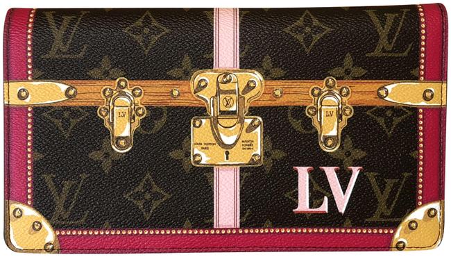 Louis Vuitton Pochette Weekend Trunk Summer Monogram Clutch
