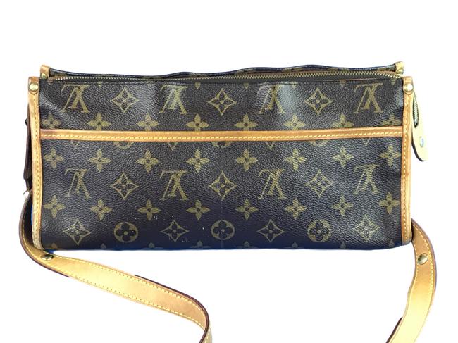 Louis Vuitton Popincourt Long Brown Monogram Canvas Cross Body Bag