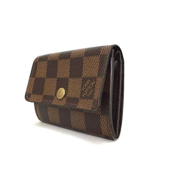 Louis Vuitton Porte Damier Monnaie Plat Coin Purse Mens Wallet