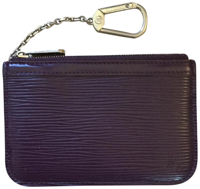 Louis Vuitton Purple Key Pouch Epi Nm Wallet