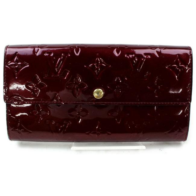 Louis Vuitton Purple Vernis Portefeuille Sarah Long Wallet