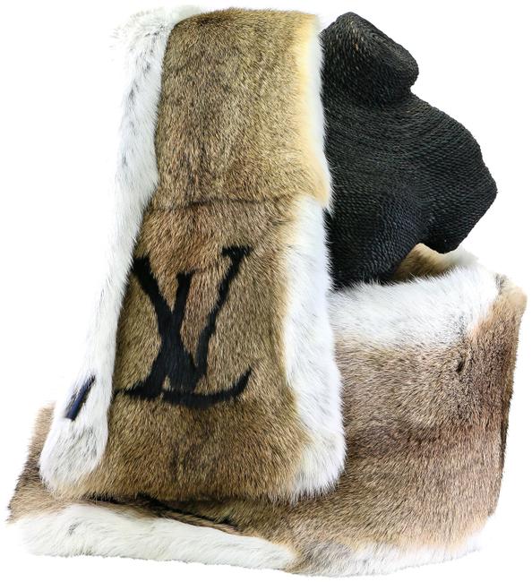 Louis Vuitton Rabbit Fur Runway ScarfWrap