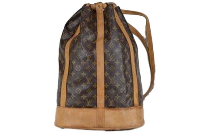 Louis Vuitton Randonnee Gm Brown Monogram Canvas Backpack