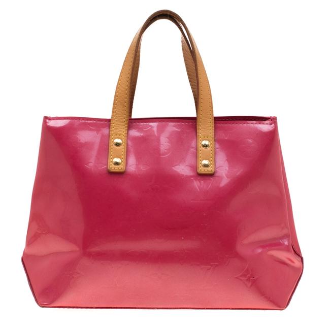 Louis Vuitton Reade Framboise Vernis Pm Pink Monogram Tote