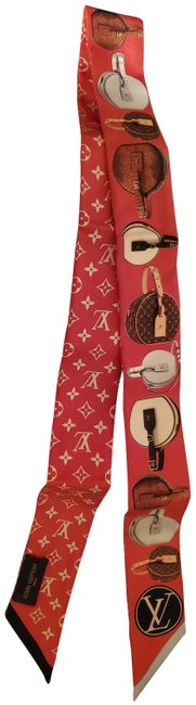 Louis Vuitton Red Confidential Bandeau ScarfWrap