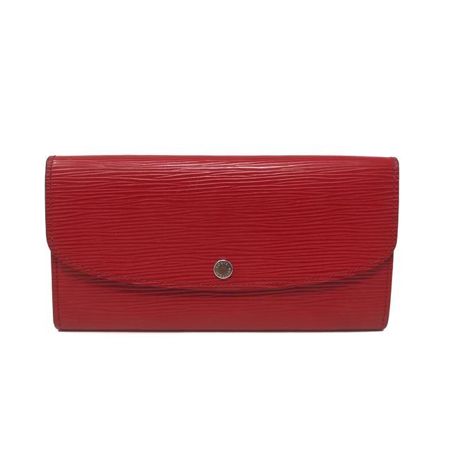 Louis Vuitton Red Epi Leather Emilie Nm Wallet