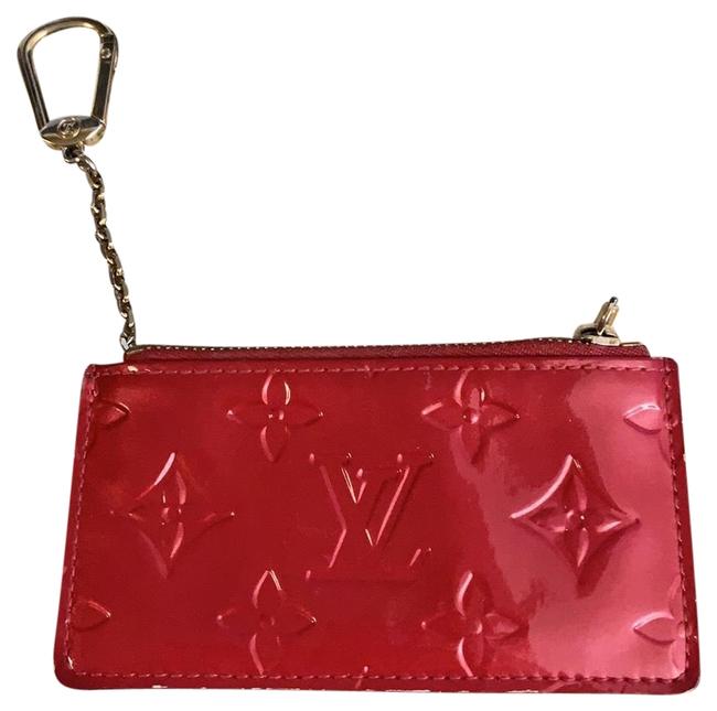 Louis Vuitton Red Keychain Vernis Wallet
