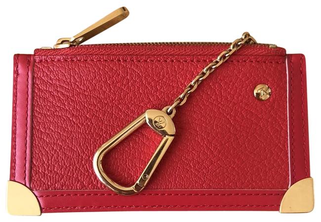 Louis Vuitton Red Leather Wallet