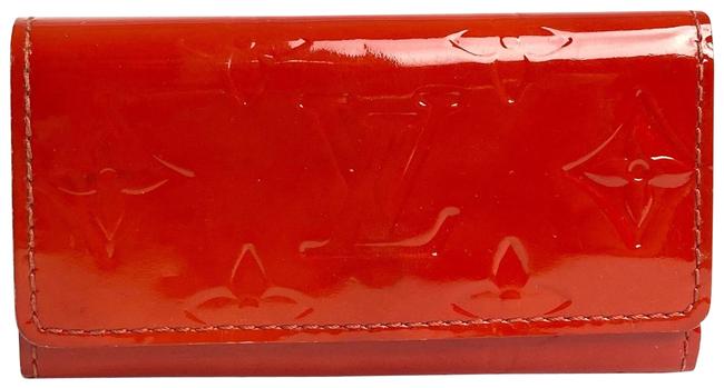 Louis Vuitton Red Monogram Vernis Multicles 4 Key Holder Case 16lv610 Wallet