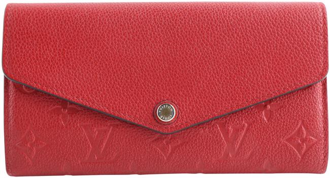 Louis Vuitton Red Sarah Empreinte Monogram Wallet