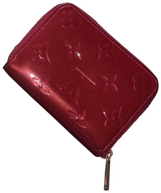 Louis Vuitton Red Vernis Pomme Zippy Coin Wallet