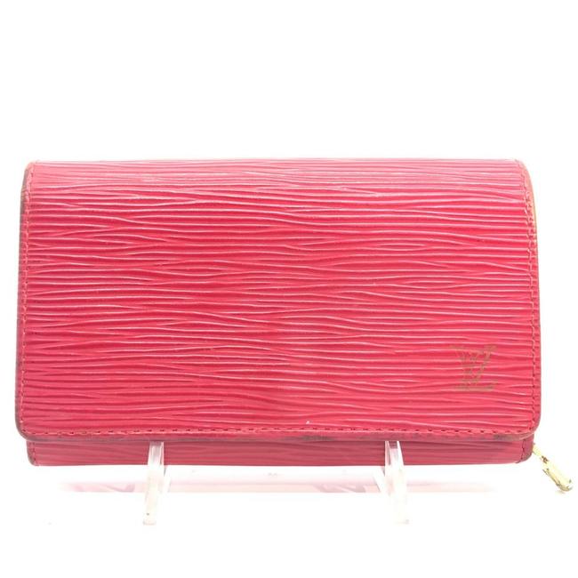 Louis Vuitton Red Zippy Monogram Lv Wallet