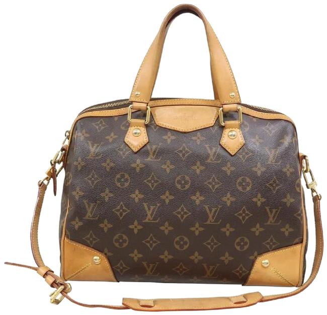 Louis Vuitton Retiro Pmmonogram Canvas Brown Satchel